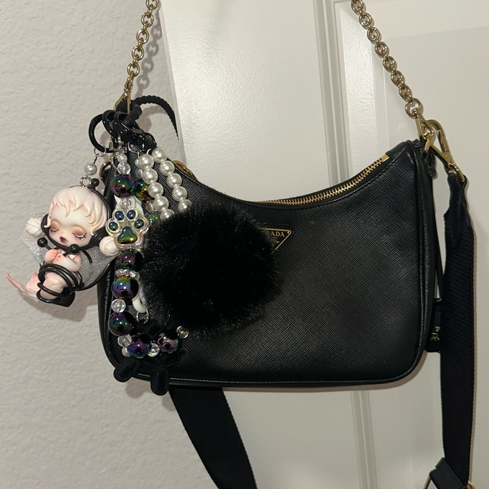 Skull panda DIY bag charm